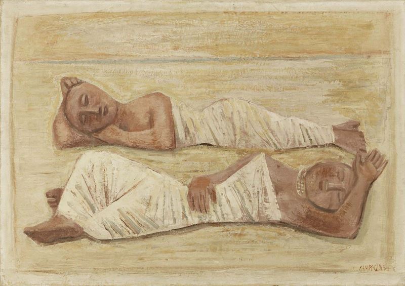 Massimo Campigli - Bagnanti