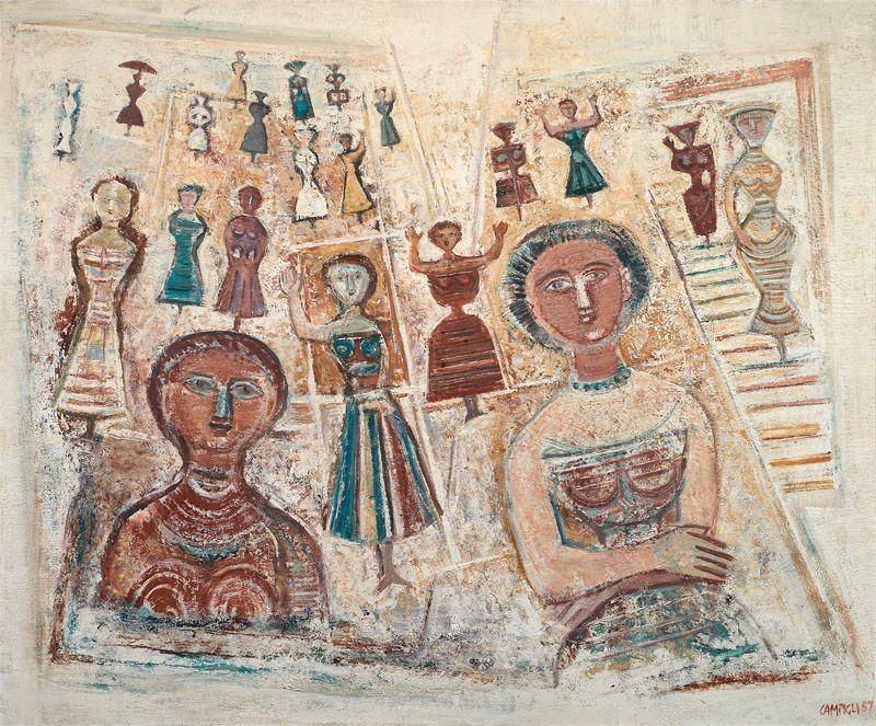 Massimo Campigli - Donne che Salutano