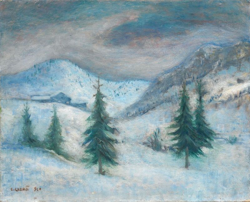 Carlo Carrà - Nevicata