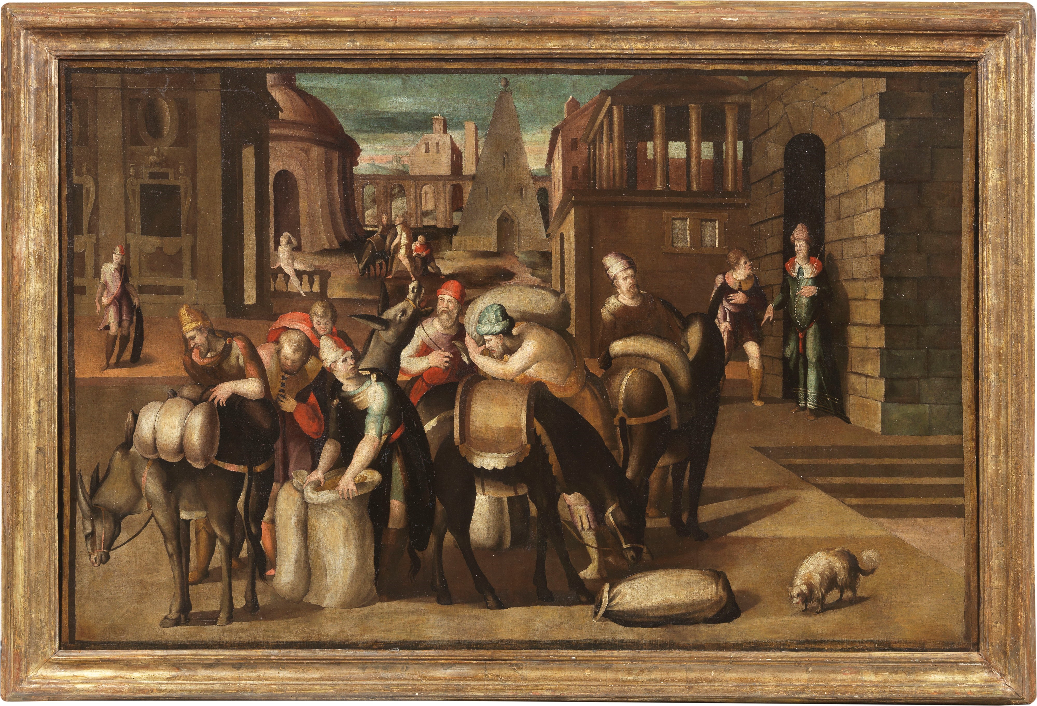 Ignoto Pittore Tardomanierista del XVII Secolo - «giuseppe Tentato dalla Moglie di Putifarre» e «...