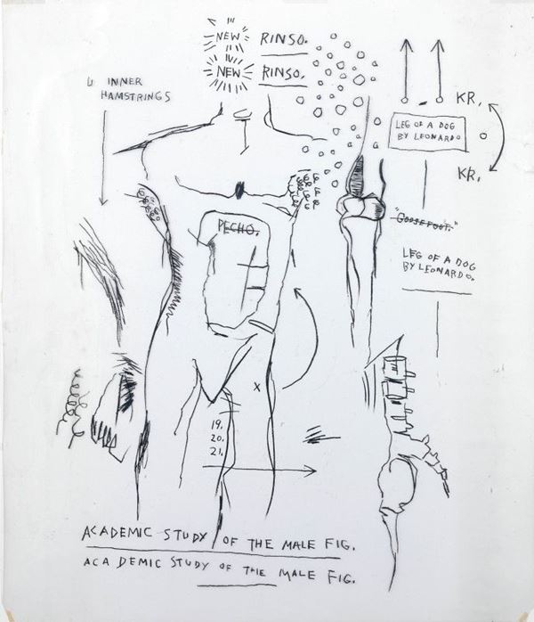 Jean Michel Basquiat - Anatomy II