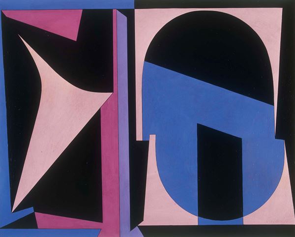 Victor Vasarely : Tabbuk  (1953-85)  - Acrilico su tela - Auction Contemporary Art - I - Casa d'aste Farsettiarte