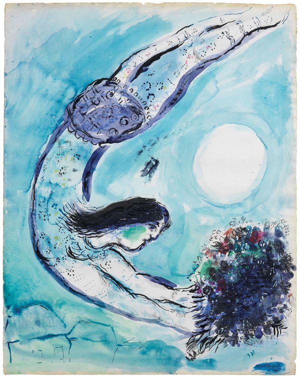 Marc Chagall - L'Acrobate au Cirque