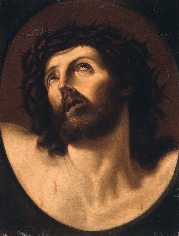 Scuola bolognese fine XVII secolo - Cristo coronato di spine
