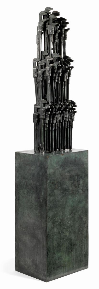 Arman : Undivided attention  (1979)  - Scultura in bronzo, es. 4/8 - Auction CONTEMPORARY ART - I - Casa d'aste Farsettiarte