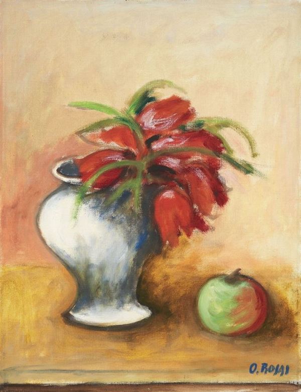 Ottone Rosai - Tulipani con mela