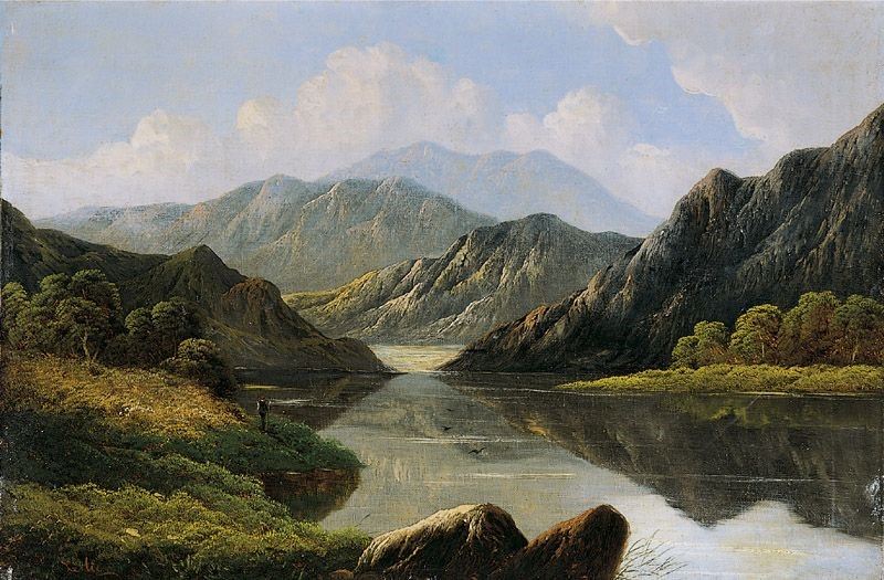 Leslie - Paesaggio Montano con Lago