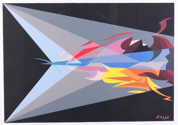 Giacomo Balla : Scienza contro Oscurantismo  - Serigrafia a colori, es. 4/200 - Auction CONTEMPORARY ART - I - Casa d'aste Farsettiarte