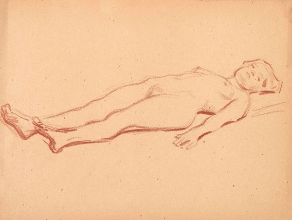 Rene Fran&#231;ois Xavier Prinet - «Studio di nudo femminile» e «Nudo femminile con la gamba sulla sedia»