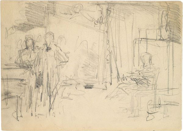 Gustave Dor&#233; - Pittore nello studio