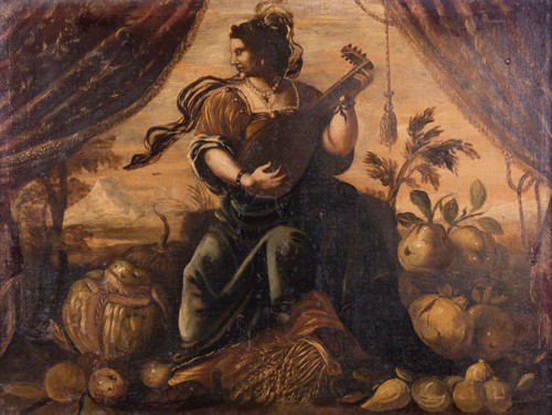 Scuola Veneta del XVII Secolo - «allegoria Dell'autunno» e «allegoria Dell'estate»