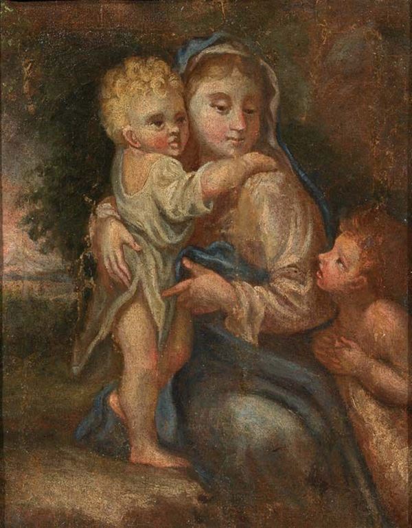 Scuola bolognese del XVIII secolo - Madonna col Bambino
