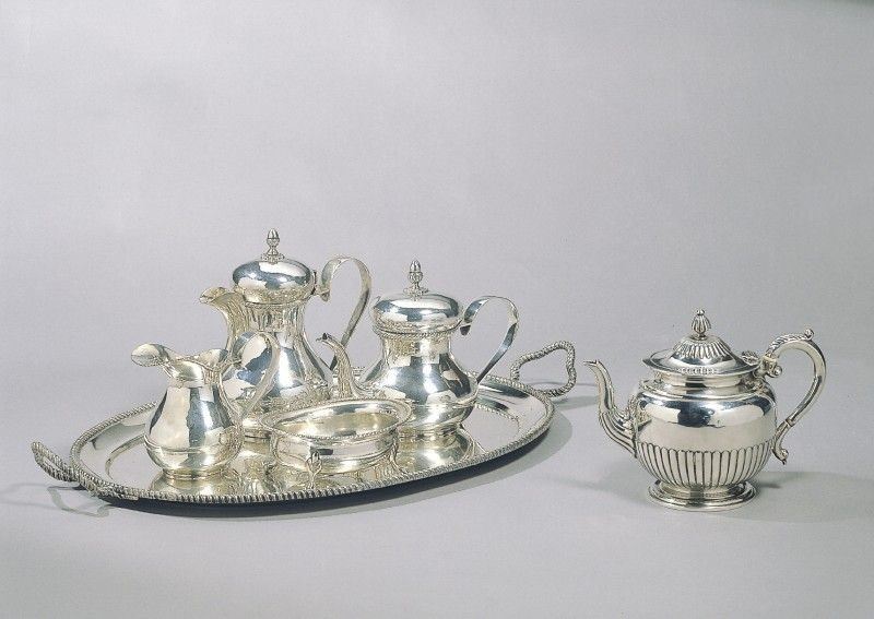 Servito da Thè e Caffè in Argento