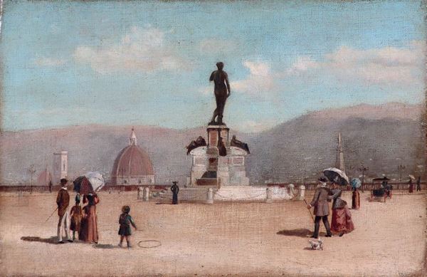 Anonimo del XIX secolo - Piazzale Michelangelo