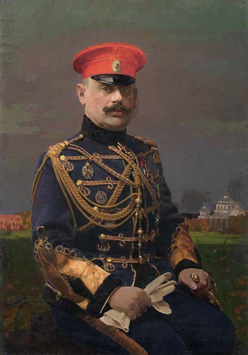 F. Komol - Ritratto di ufficiale