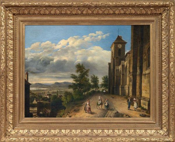 Scuola fiamminga del XIX secolo - Paesaggio