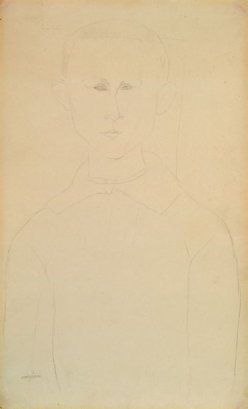 Amedeo Modigliani - Ritratto di giovane