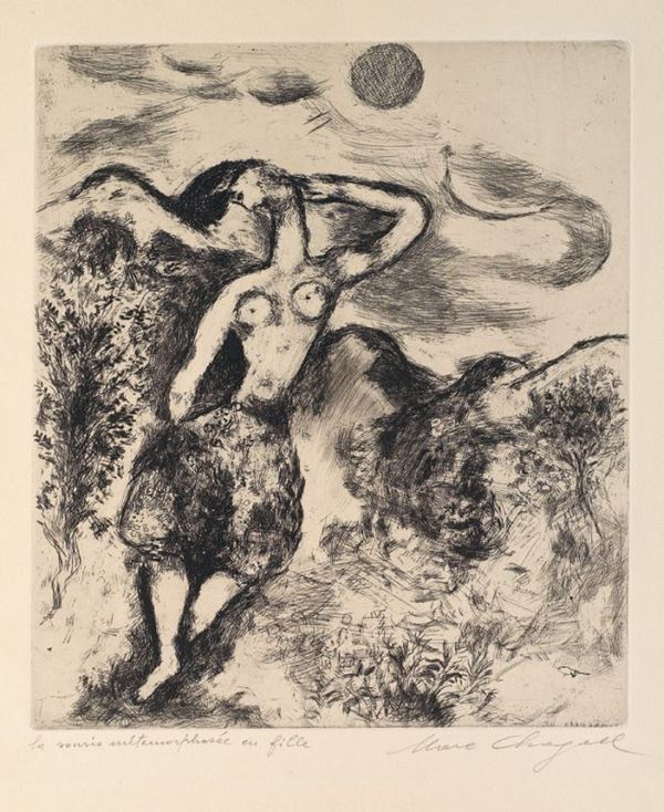 Marc Chagall - Le Souris métamorphosée en Fille