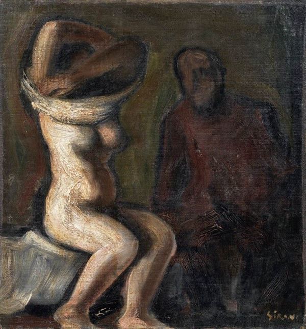Mario Sironi - Nudo e figura