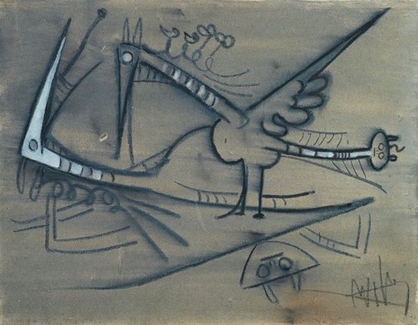 Wifredo Lam - Due uccelli