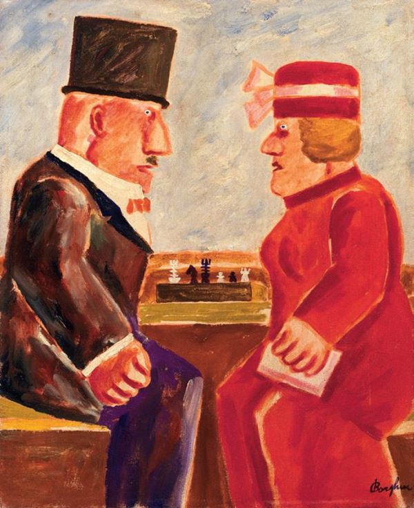 Franz Borghese - Giocatori di scacchi