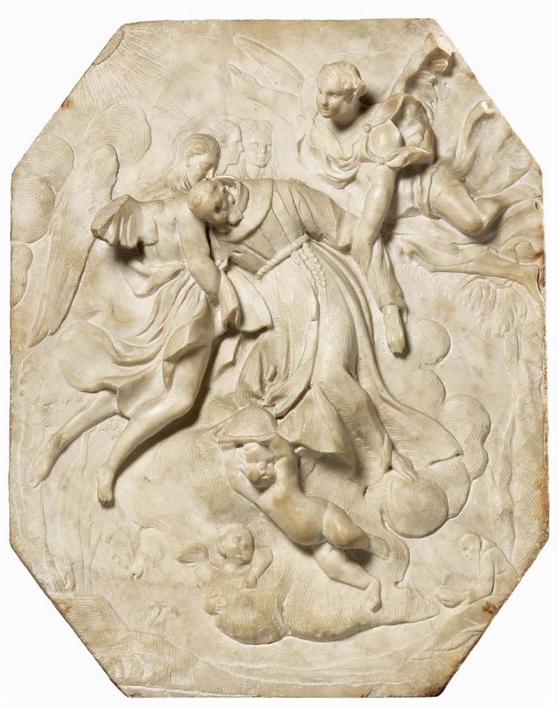 Scuola Romana del XVIII Secolo - Transito di San Francesco
