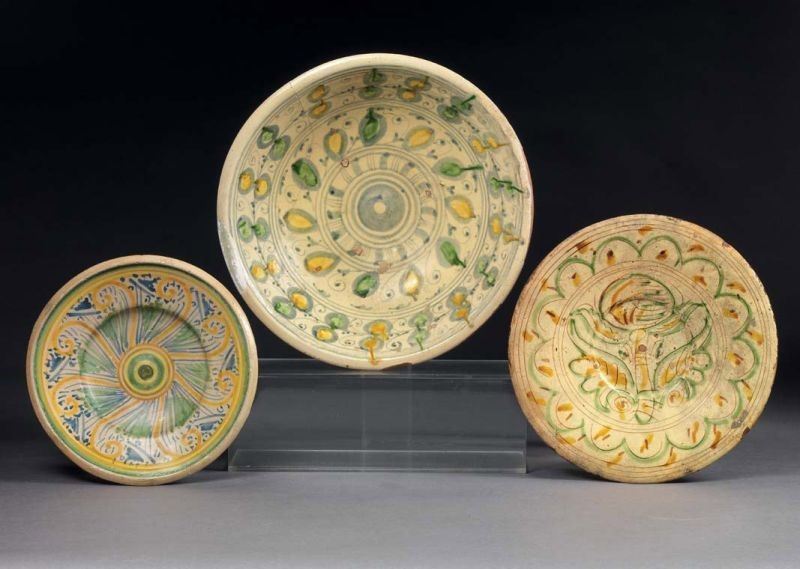 Grande Bacile in Maiolica Policroma