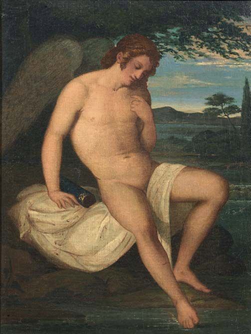 Scuola Neoclassica Inizio XIX Secolo - Cupido