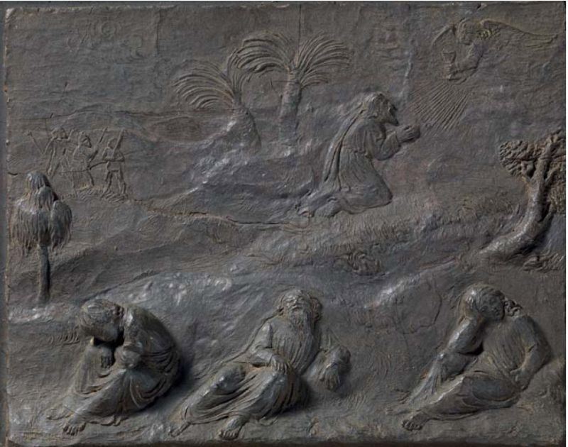 Scuola Italia Centrale del XVII Secolo - Cristo Nell'orto dei Getsemani
