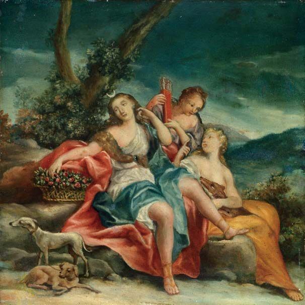 Scuola Francese XVIII - XIX Secolo - Diana