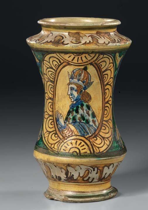Albarello in Maiolica Policroma