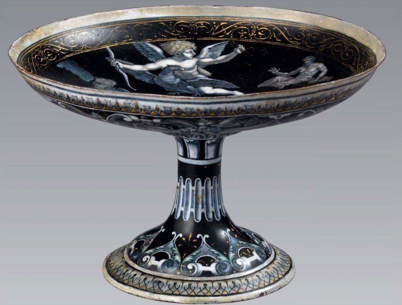 Rara Coppa in Smalto Cloisonné