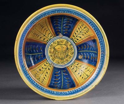 Catinetto in Maiolica Policroma