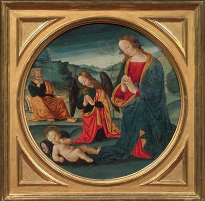 Natività con Angelo