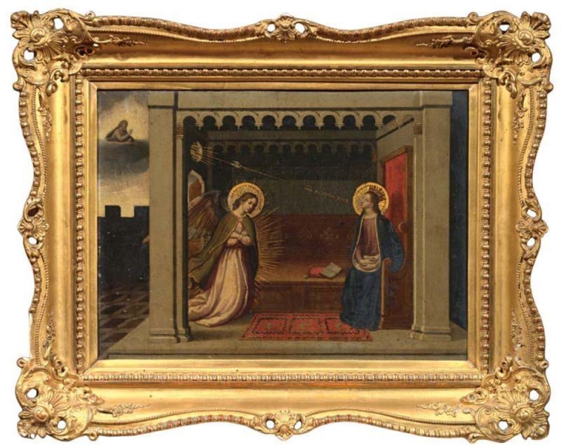 Scuola Fiorentina del XVII Secolo - «annunciazione» della Santissima Annunziata di Firenze