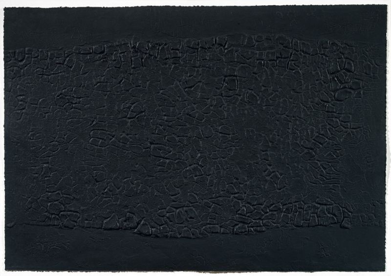 Alberto Burri - Cretto Nero a