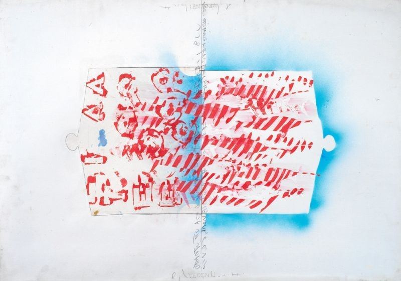 Alighiero Boetti - Senza Titolo (pesce Spada)