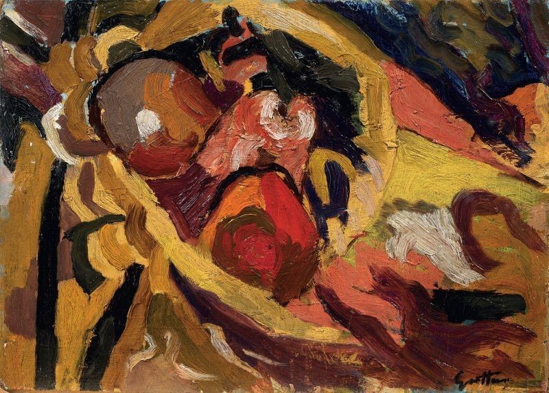 Renato Guttuso - Cesto con Frutta