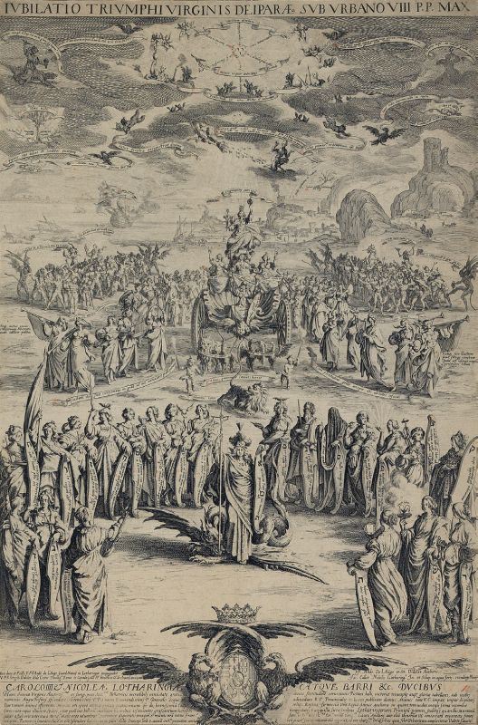 Jacques Callot : La petite Thèse  - Acquaforte - Auction PARADE I - OLD MASTERS PAINTINGS, DRAWINGS AND FORNITURES - Casa d'aste Farsettiarte