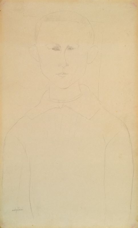 Amedeo Modigliani - Ritratto di Giovane