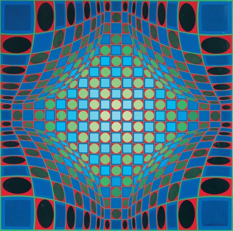 Victor Vasarely - Stri-ond-vall