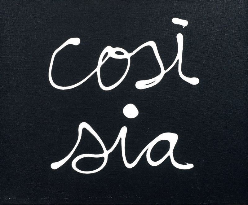 Ben Vautier - Così Sia