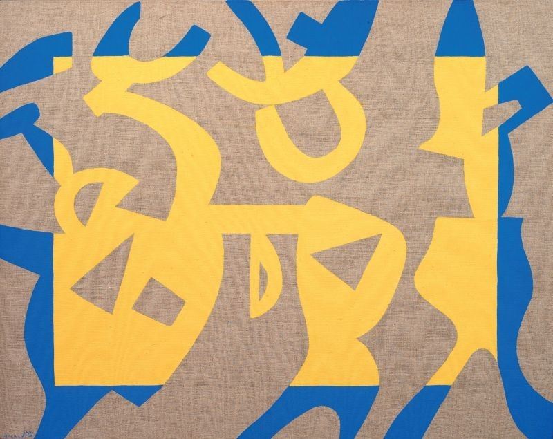 Carla Accardi - Giallo-cobalto