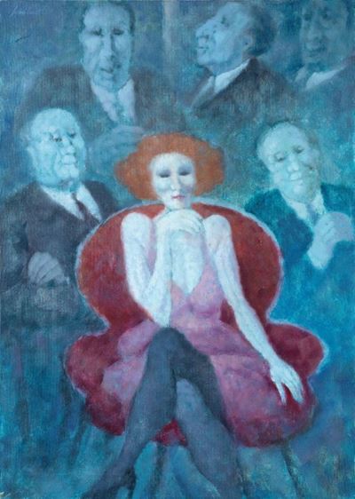 Figura di Donna in Poltrona