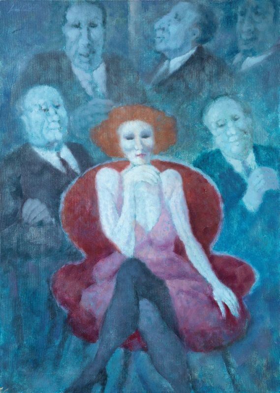 Remo Squillantini - Figura di Donna in Poltrona