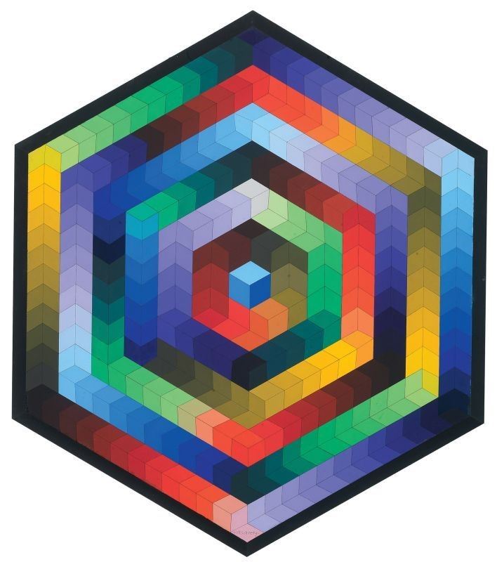 Victor Vasarely - hat-II