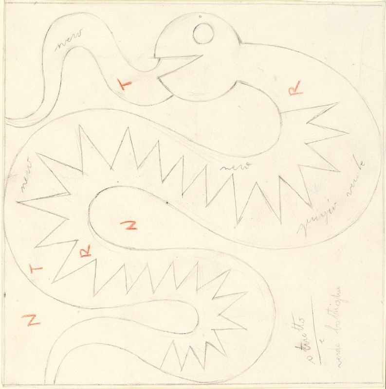 Fortunato Depero - Serpente