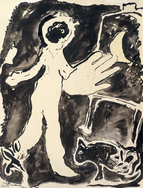 Marc Chagall - Devant le Chevalet