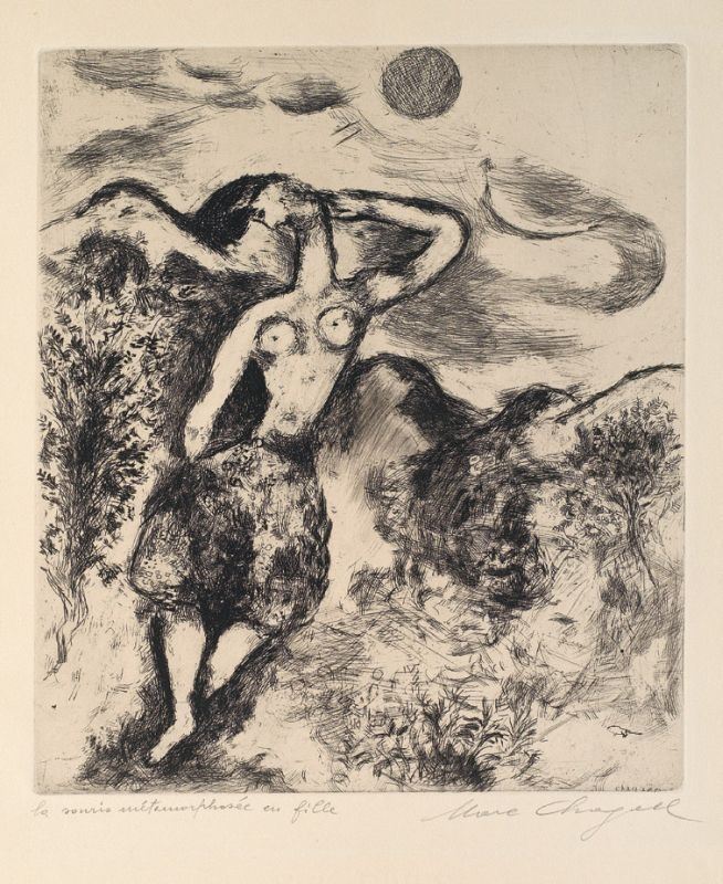 Marc Chagall - Le Souris Métamorphosée En Fille
