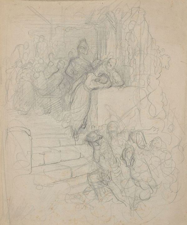 Gustave Dor&#233; - Studio per illustrazione